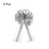 Unique Bargains Christmas Wedding Car Basket Gift Wrapping Big Pull Bow 5 Pcs - 3 of 4