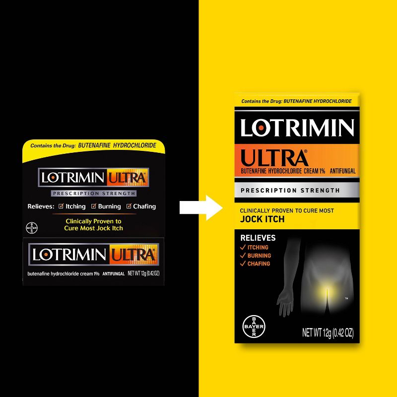 Lotrimin Ultra Antifungal Cream Jock Itch Treatment - 0.42oz, 3 of 9