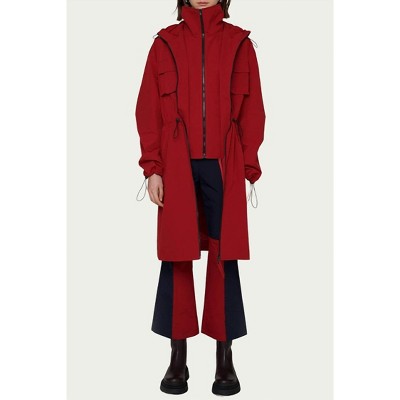 Women's EDITH HOODED LAYERED SHELL PARKA - AMYLYNN