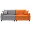 Gymojoy 87" Sectional Sofa Modular Deep Seat Sofa Couch Futon Sofa Bed w/ USB Ports for Living Room - 4 of 4