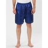 Lars Amadeus Men's Sleepwear Satin Shorts Elastic Waist Lounge Pajama Bottoms - 2 of 4