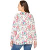 Woman Within Plus Size Perfect Long-Sleeve Cardigan - 3 of 4
