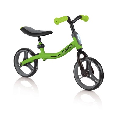 green balance bike