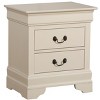 NicBex Classic Nightstand with 2 Drawers End table with Metal Handles Modern Bedside Table for Living Room, Bedroom, Study - 2 of 4