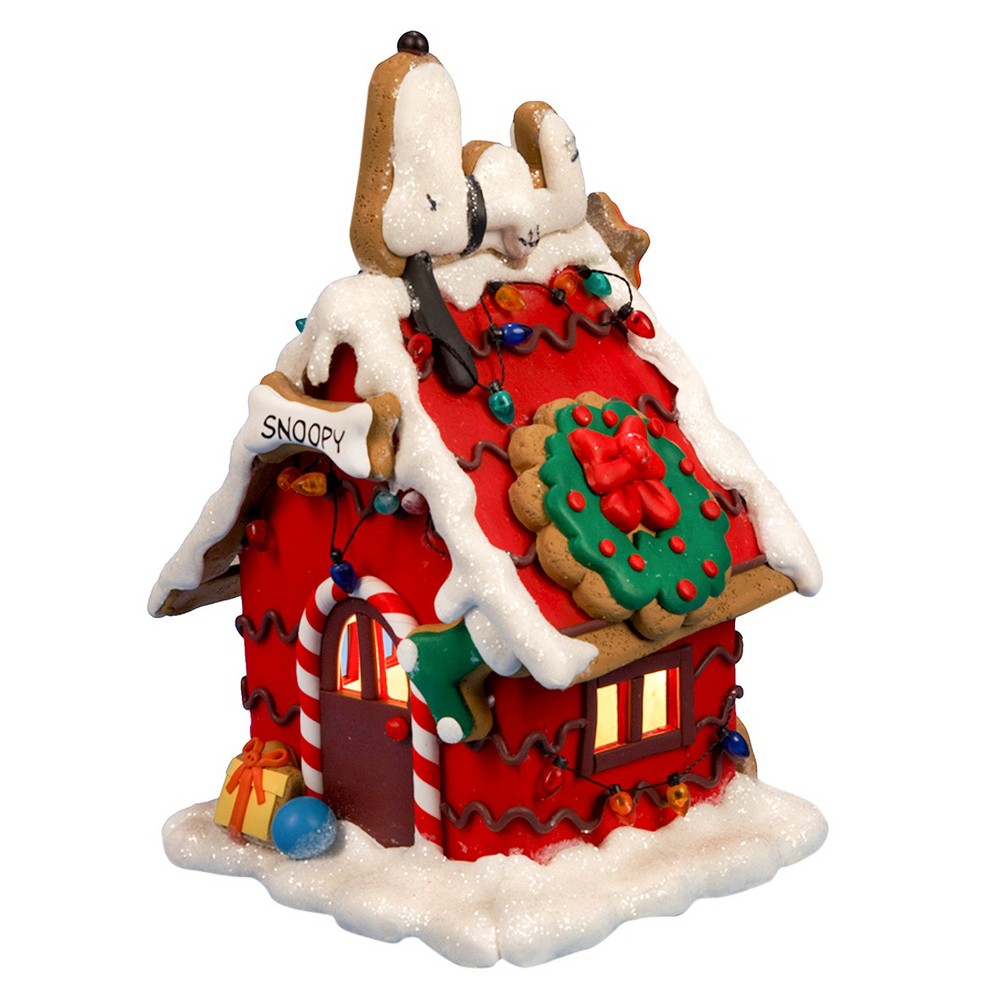 UPC 086131195594 product image for Snoopy Gingerbread House Tabletop Décor, Multi-Colored | upcitemdb.com