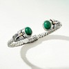 Ross-Simons Malachite Bali-Style Dragonfly Cuff Bracelet in Sterling Silver With 18kt Yellow Gold - 3 of 4