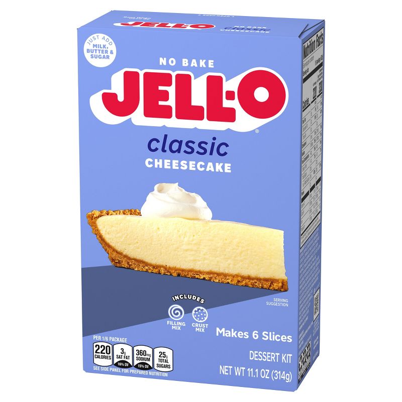 Jell-O No Bake Real Cheesecake Dessert - 11.1oz, 5 of 12