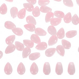 Unique Bargains Czech Glass Teardrop Clear Versatile Craft Loose Beads Puffed Raindrop Beads 50 Pcs - 1 of 4
