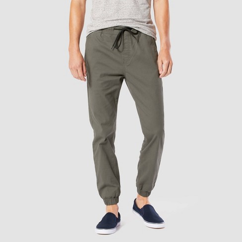 Denizen® From Levi's® Men's Slim Fit Twill Jogger Pants - Dark Olive Green  Xxl : Target