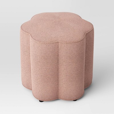 Scallop Upholstered Ottoman - Room Essentials™