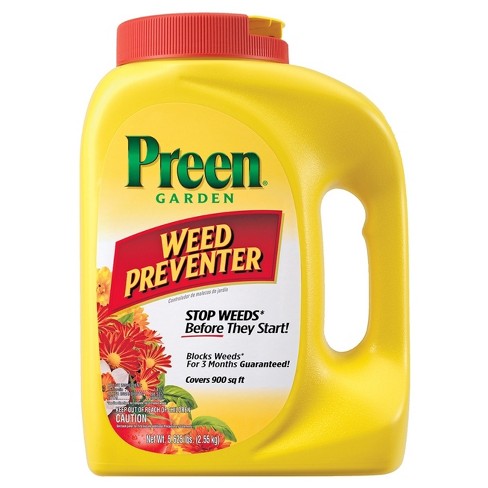 Preen Garden Weed Preventer 5.6lb: Granules For Gardening Care, 3-month ...