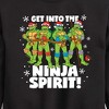 Boys' - Teenage Mutant Ninja Turtles - Get Into The Ninja Spirit Graphic Long Sleeve Fleece Sweatshirt - 2 of 4