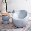 Moda Furnishings 3 - Piece Terrafab Patio Outdoor Conversation Set With Ice Bucket - 3 of 4