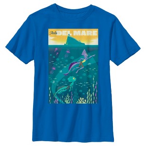 Boy's Luca Isola Del Mare Poster T-Shirt - 1 of 4