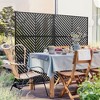 PexFix Outdoor Metal Privacy Screen Garden Fence in Arrows Pattern - 2 of 4