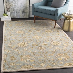 Hauteloom Logville Hand Tufted Light Olive 1121 Area Rug - 1 of 4