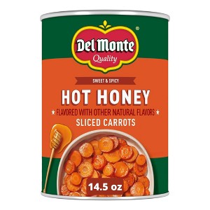 Del Monte Hot Honey Sliced Carrots - 14.5oz - 1 of 4