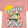 Girls' - SpongeBob SquarePants - Franken Sponge Fitted Short Sleeve Graphic T-Shirt - 2 of 4