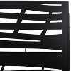 Vynxaria 76" Metal Privacy Screen - Freestanding Decorative Divider for Indoor & Outdoor Use - 4 of 4
