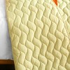 Slickblue 3 PC Handmade Full/Queen Quilt Set, Reversible Vermicelli Quilted, Horizontal Stripes, 37 Color Options - 4 of 4