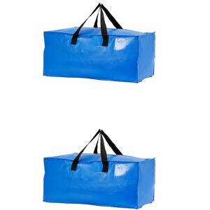 REGALWOVEN Clothes Storage Bags Moving and Foldable Bags with Handles 2 Pcs - 1 of 4