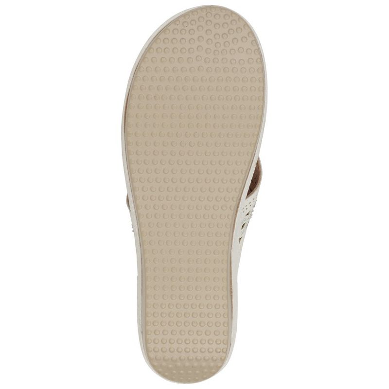 GC Shoes Bari Embellished Perforated Comfort Slide Wedge Sandals, 5 of 6