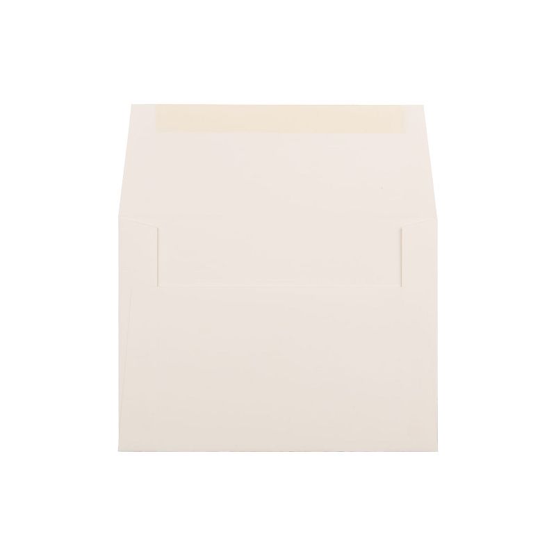 JAM Paper A6 Strathmore Invitation Envelopes 4.75 x 6.5 Natural White Wove 30243I, 2 of 3