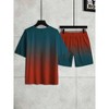 TIME HOLLOW Letter Print T-Shirt & Drawstring Shorts Set - Casual Duo - 2 of 3