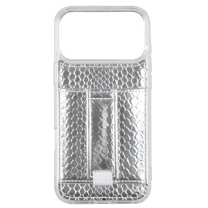 Walli Cases Platinum Python by Ally Hilfiger Phone Case with Wallet and Finger Strap - 1 of 4