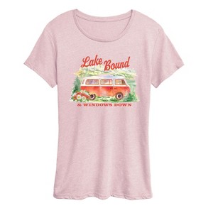 Women's - Instant Message - Lake Bound Short Sleeve Graphic T-Shirt - 1 of 4