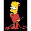 Men's The Simpsons Devil Bart Sweatshirt - 2 of 4