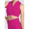 Women's Mirella Miami Zip Front Crop Top - Bloch - 3 of 3