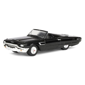 Greenlight 1/64 1965 Ford Thunderbird Car with Tonneau Cover, Black Bandit Series 30 28170-E - 1 of 4