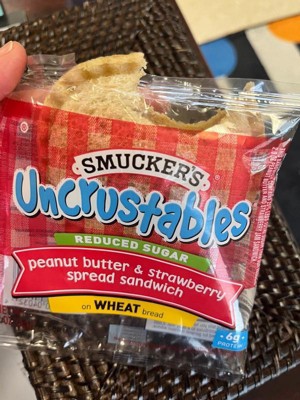 Smucker's Uncrustables Frozen Whole Wheat Peanut Butter & Strawberry ...