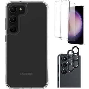 SAHARA - Bundle: Venture Series Case with Tempered Glass Screen and Camera Protector - Samsung Galaxy S23 - 1 of 4