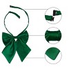 Allegra K Women's Adjustable Solid Color Pre-tied Bowknot Uniform Work Costume Bow Tie - 4 of 4