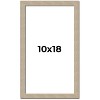 PosterPalooza | 10x18 Thin Barnwood Picture Frame, UV Acrylic, 2 Finishes - Grey and Black - 2 of 4