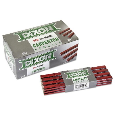 Dixie Dixon Oriole Woodcase Flat Carpenter's Pencil 19972