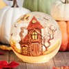 The Lakeside Collection Halloween and Harvest Lighted Themed Glass Globe Art - Halloween - 2 of 2