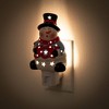 6"H Sullivans Christmas Whimsy Joy Snowman Nightlight  Multicolor - 4 of 4