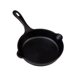 Victoria Small Preseasoned Cast Iron Egg Skillet and Tapas Pan - 6.5" - 1 of 4