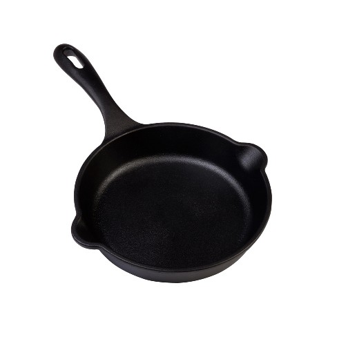 Victoria 6.5 Inch Mini Cast Iron Skillet. Small Frying Pan,Seasoned with  100% Kosher Certified Non-GMO Flaxseed Oil (SKL-206)