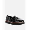 Sinclair Patent Faux Leather Heeled Loafers Women - 2 of 4
