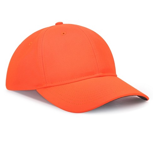 Bright orange burlebo hat