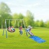 XDP Recreation Playtime Fun with Water Slide, Super Disc Swing and Swing Seat, Outdoor Playground Set for up to 4 Children at Once - 4 of 4