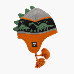 Turtle Fur Dr. Dino Earflap Beanie - Boys Winter Hat with Ear Flaps - 1 of 3