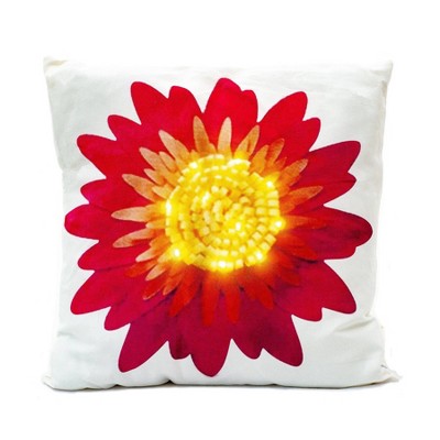 Ultimate Innovations 2pk Indoor/Outdoor Decorative Throw Pillows Daisy