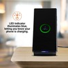Xtreme 15W Fast Wireless Charging Stand with USB-C, Portrait & Landscape Mode, Qi-Certified, LED Indicator for iPhone, Samsung, and Android Phones - 3 of 4