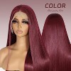 Jessie's Wig 22 Inch Straight Wig 6x5 Pre Cut Lace #99J 1 Pc/Pack - 4 of 4