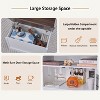 Farmhouse Square Coffee Table with Lift-up Top, Coffee Table with Storage - 4 of 4